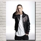 Супер Рэппер музыка звезда Эминем настенные художественные Шелковые Плакаты и принты гостиная живопись украшение современный дом фотографии спальня