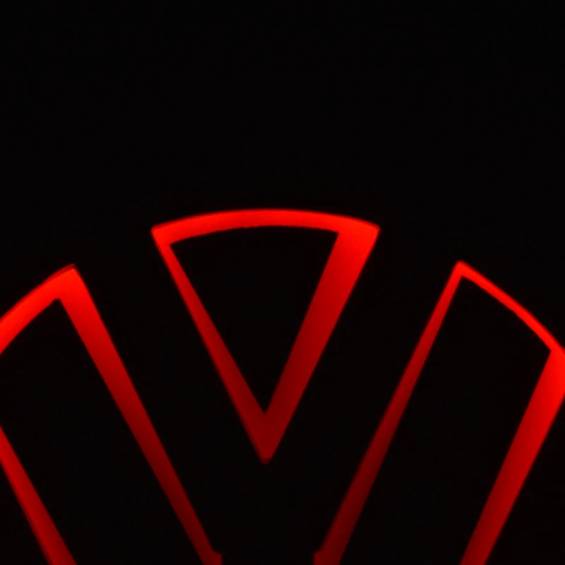 Автомобильная светодиодная эмблема красный/синий/белый декоративный