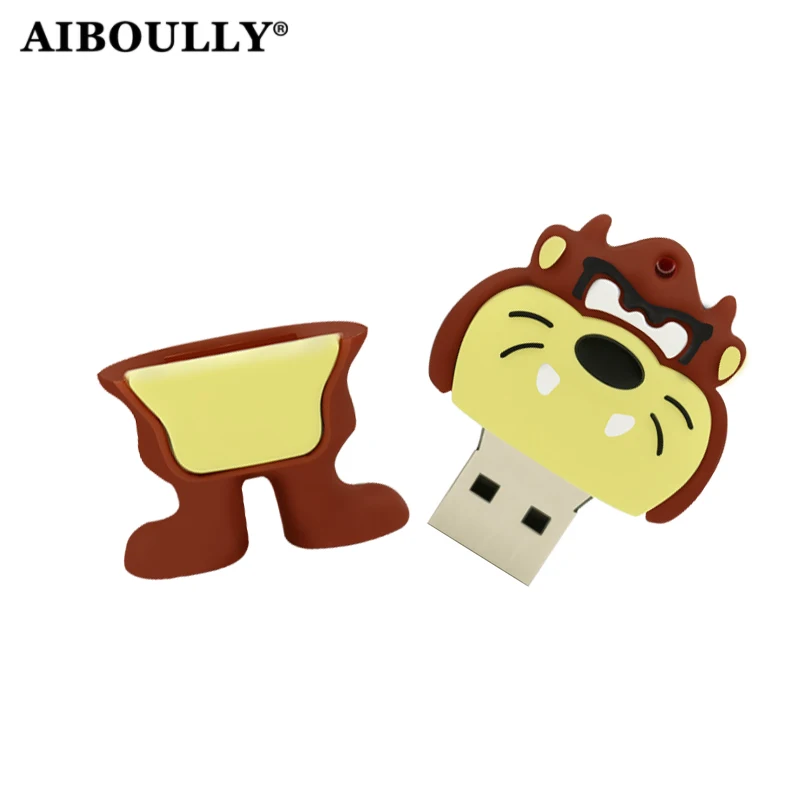 AIBOULLY Usb 2,0 флешки Лев 64 Гб usb-накопитель, Usb флешка флеш-накопитель мини-Подарок 32 ГБ 16 ГБ 8 ГБ 4 ГБ
