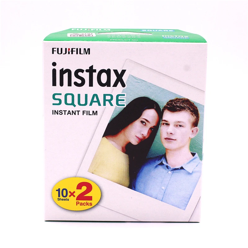 Fujifilm Instax квадратная мгновенная пленка с белыми краями 20 листов для Square SQ10