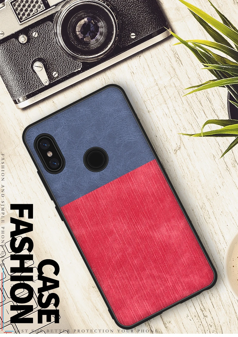 Чехол для Xiaomi Redmi Note 5 роскошный тканевый чехол из искусственной кожи и