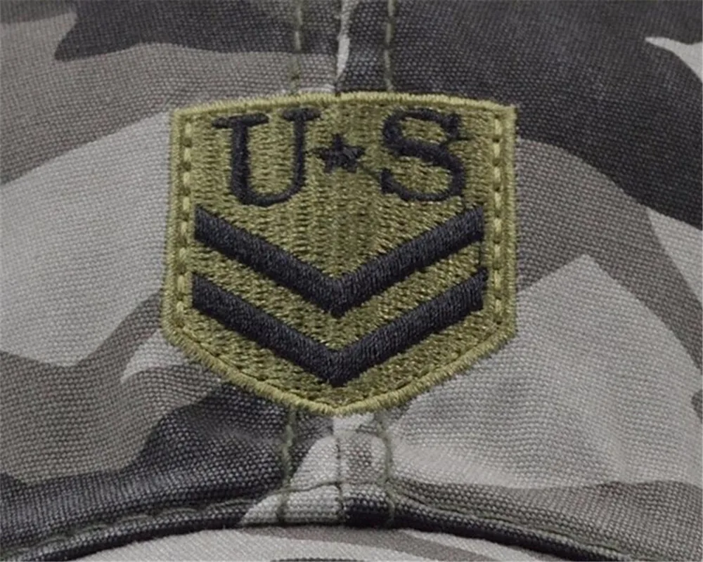 Высококачественная армейская Кепка США камуфляжная Мужская бейсболка брендовая