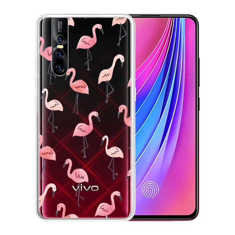 Мягкий силиконовый прозрачный ТПУ чехол для VIVO V17 Pro Nex 3 S1 Asia V15 V11 V9 V7 V5 Youth прочный с