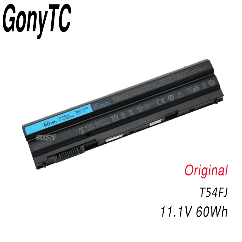 Black Оригина T54FJ 60wh 8858X Батарея для Dell Latitude E5420 E5430 E6420 E6430 E6520 E5530 M5Y0X HCJWT T54FJ 911MD 4YRJH PRRRF 6cell - Цвет: Black
