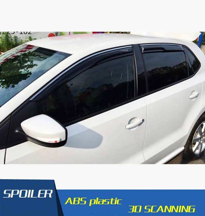 Пластиковый защитный козырек от солнца и дождя для Volkswagen Polo автомобильные