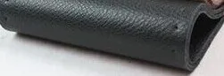 Брендовый DIY чехол рулевого колеса автомобиля из воловьей кожи, черный и бежевый цвет на выбор, отличное качество - Название цвета: Black