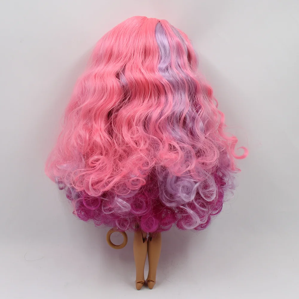 Кукла Blyth ICY DBS 30 см темная кожа матовое лицо крутые Розовые Смешанные цвета кудри