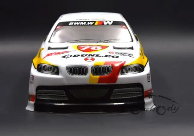 1/10 Scale White Painted BMWw On Road Drift Nitro flat rc Car Body Ftis 3R FS LOSI KYOSHO TAMIYA HSP REDCATRacing | Игрушки и хобби