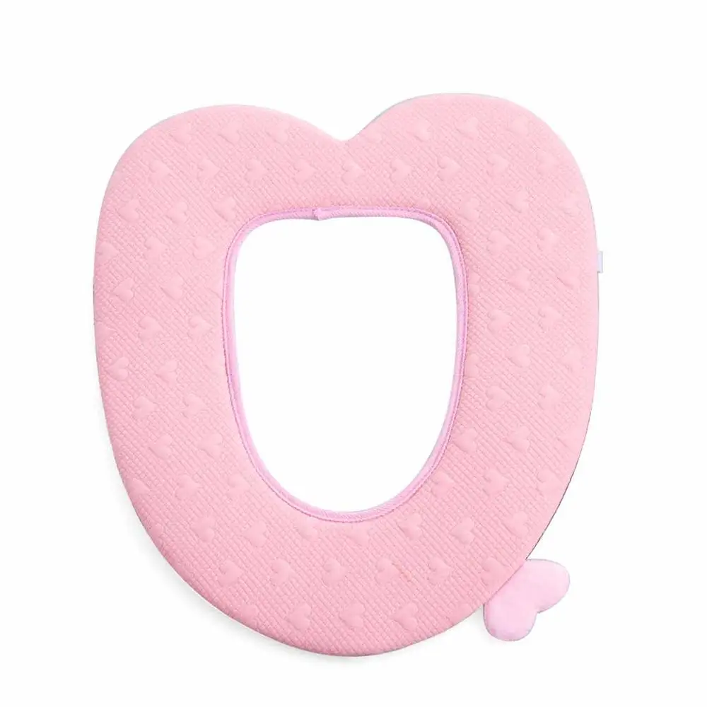Pink Heart OTHERHOUSE мягкое сидение для унитаза Обложка Pad с атлет моющиеся крышкой здоровья водостойкий Туалет коврики крышка Ванна унитаз протектор - Цвет: Pink Heart