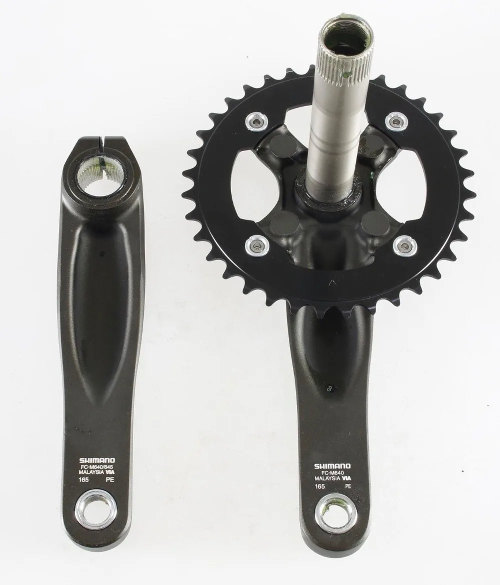 Оригинальный Shimano Zee FC M640/FC M645 10 скоростной горный велосипед цепной круг 36T 165