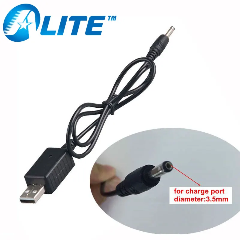

TMWT 3.5mm USB cable wire DC 5V for flashlight or headlamp charging USB charger