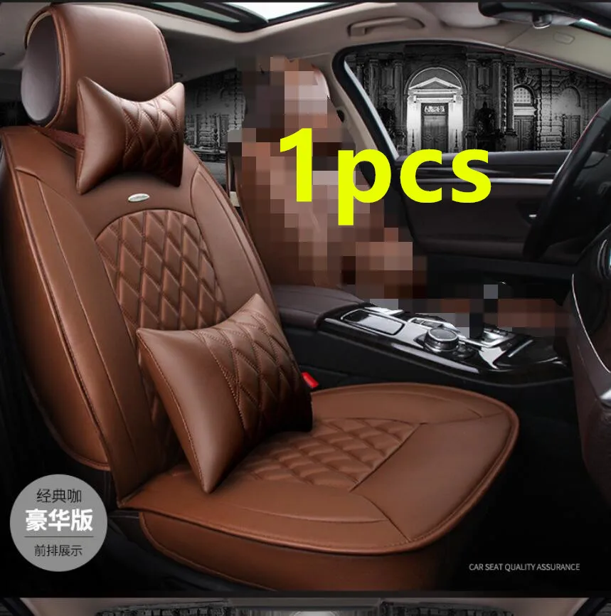 1pc Deluxe Edition Набор чехлов для автомобильных сидений для lada granta renault logan peugeot 206 geely emgrand ec7 ssangyong kyron защитное покрытие автомобильного сиденья - Название цвета: 1pc Deluxe Edition