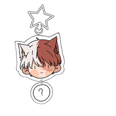 C Ограниченная серия My Hero Academy Midoriya Izuku Todoroki Shouto, аксессуары для косплея, брелок для ключей, сердце, подвеска, игрушка с орнаментом, Новинка - Цвет: C