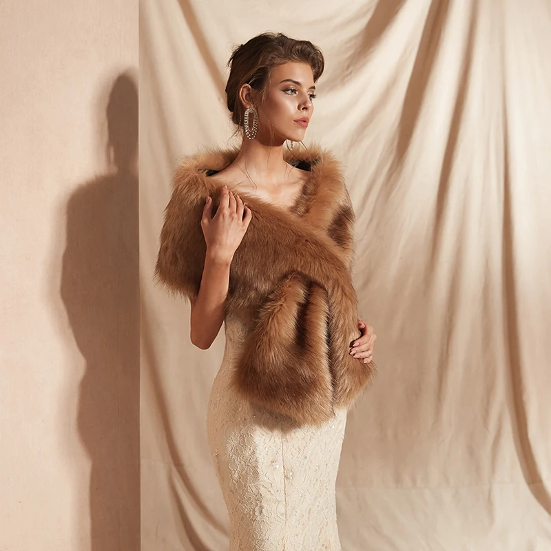 Женское свадебное болеро Forevergracedress элегантное мягкое пальто из искусственного