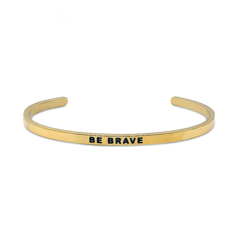 Простой Дизайн Гладкий Браслет манжета для женщин массивные ювелирные изделия