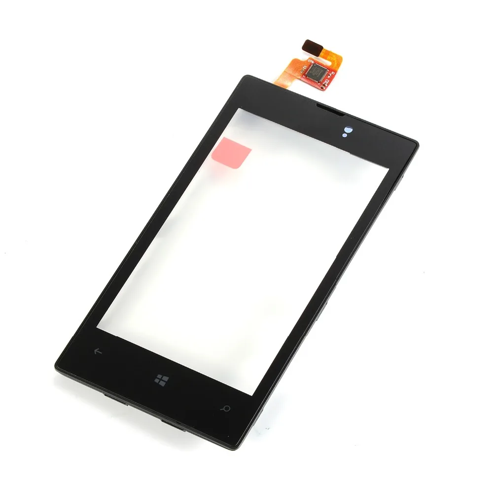 Для Nokia Lumia 520 N520 сенсорный экран дигитайзер сенсорная стеклянная панель + с рамкой