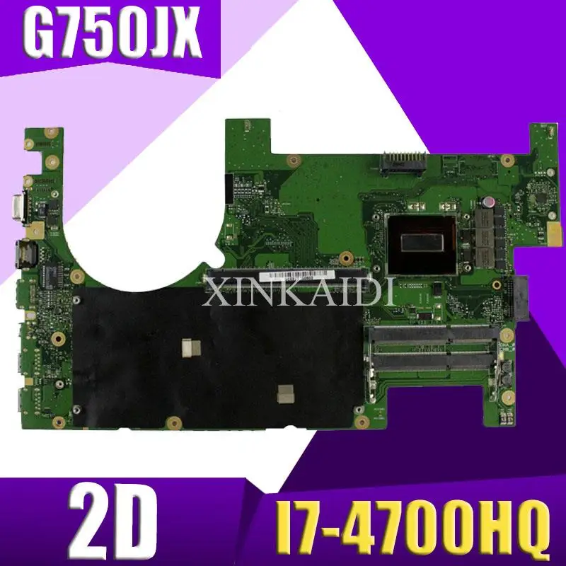 Материнская плата XinKaidi G750JX для ноутбука ASUS G750JW G750JH G750J G750 оригинальная тестовая