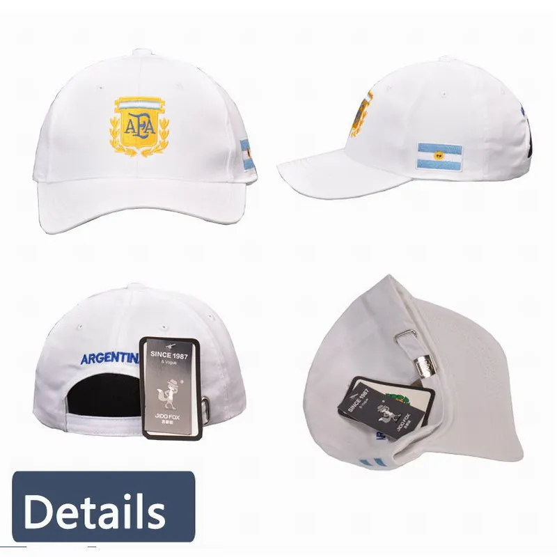 

World Cup Football Cap Argentine caps baseball cap men's breathable hat ladies fashion net cap thin cotton quick-drying sun hat