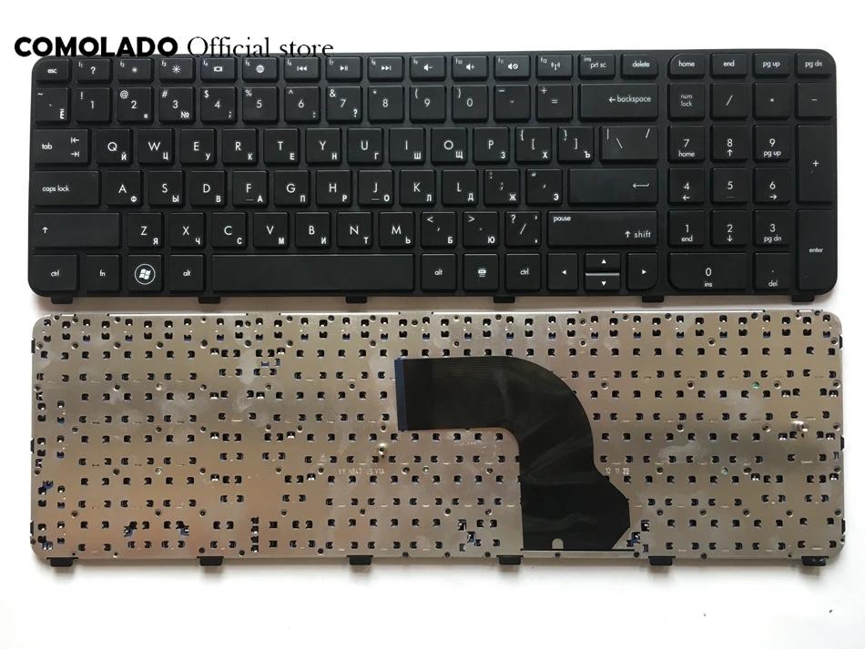 RU Русская клавиатура для HP Pavilion DV7-7000 DV7-7100 dv7t-7000 dv7 7001EM черная с рамкой клавиатуры |