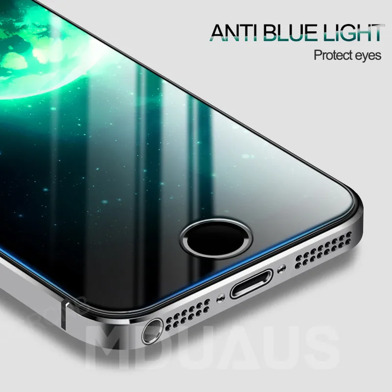 3D 9H противоударное защитное стекло на для iPhone 5S, se 5C 5 закаленное защитное стекло для iPhone 5S, se 4 4S чехол