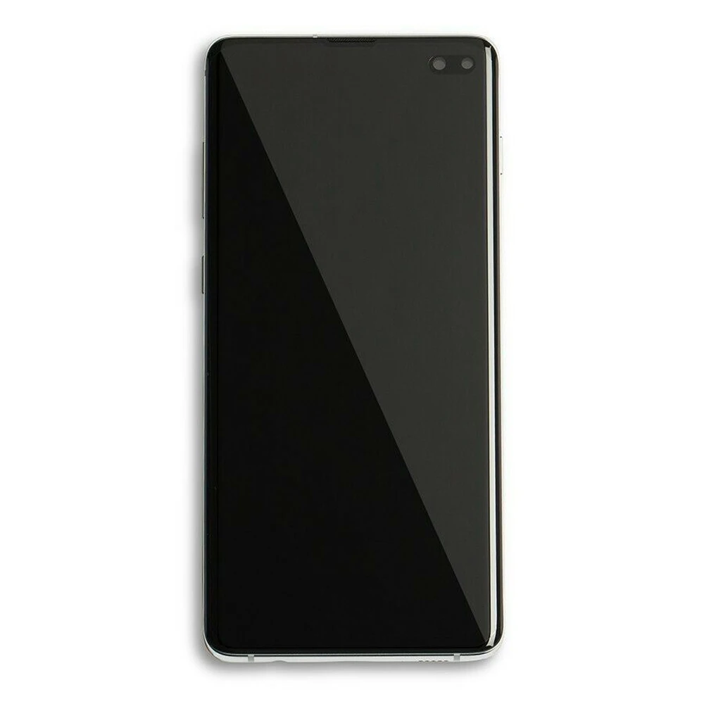 Оригинальный AMOLED ЖК дисплей для SAMSUNG Galaxy S10 Plus сенсорный экран дигитайзер с рамкой