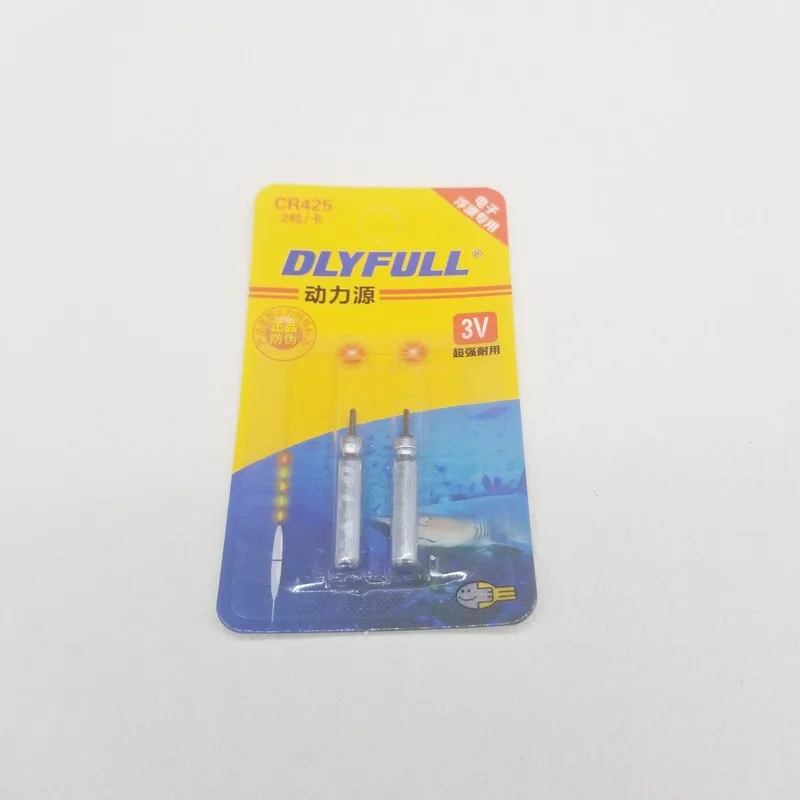 3 pack CR425 2 шт./упак. электронный Рыбалка плавающие батарейки CR311 CR322 CR425 PS408 литиевых ячейки с булавками светодиодный Рыбалка ловля на поплавочную удочку снасти A52 - Цвет: 3 pack CR425