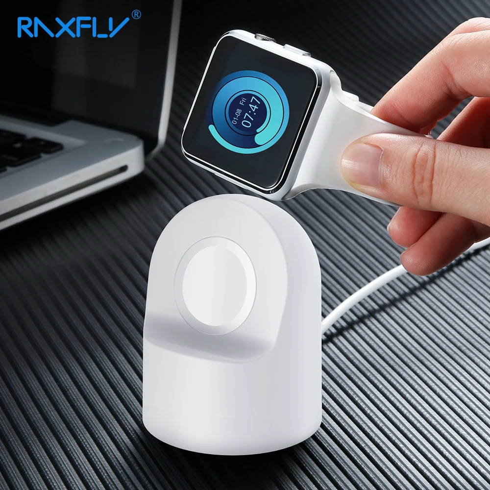 RAXFLY Магнитная Беспроводной Зарядное устройство для Apple Watch 4 3 2 1 магнит зарядка
