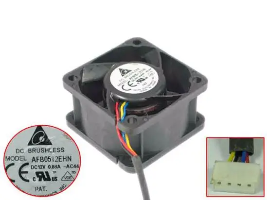 Delta Electronics AFB0512EHN AC44 DC 12V 0.88A 50x50x28 мм 4 провод Сервер вентилятор охлаждения|Кулеры и