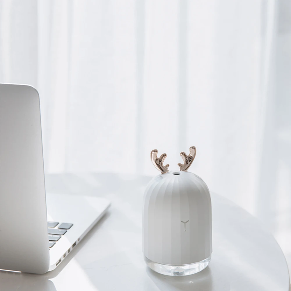 220ML White Deer Mini Air Humidifier Essential Oil Diffuser Aromatherapy Household Ultrasonic Usb Diffusers | Бытовая техника