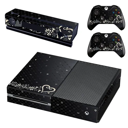 GSTM2318 Новая наклейка на кожу для Xbox One консоль и Kinect и 2 контроллера для Xbox One Наклейка на кожу винил-Королевство Сердца 3 - Цвет: GSTM2318