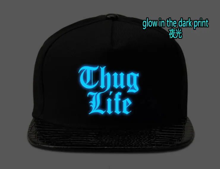 Мужская и женская кепка для мальчиков девочек thug life Золотая шляпа со