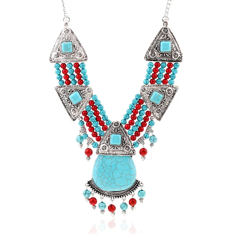 2019 горячее ожерелье из богемиума Модные женские Позолоченные Макси колье