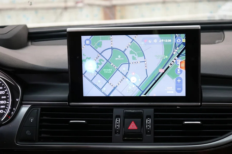 Сенсорный экран автомобильный Android 8,0 радио плеер Подходит для Audi A6 A6L A7 мультимедиа Восьмиядерный Gps навигация Bluetooth с MMI меню