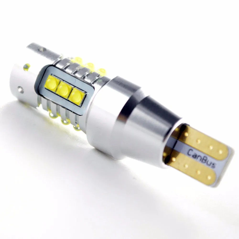 2x80 Вт AC12-24V T15 W16W 921 915 светодиодный светильник лампы CANBUS без ошибок CREEXBD светодиодный светильник с высокой мощностью резервный сигнал заднего поворота белый