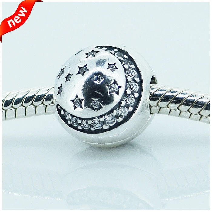 Подходит для Pandora Браслеты Новые оригинальные 100% 925 пробы серебряные подвески