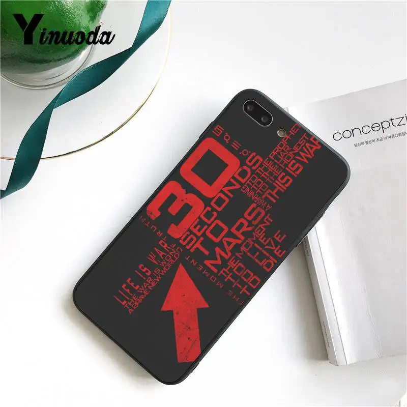 Чехол Yinuoda для iPhone 7 6 X роскошный высококлассный чехол с 30 секундами на Марс 8 6S Plus 5