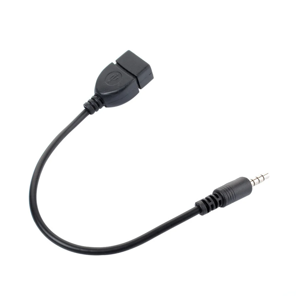 3 5 мм штекер аудио разъем AUX USB 2 0 Тип Женский Адаптер конвертера OTG кабель