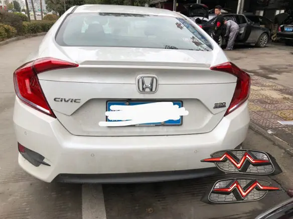 DK движения 2018 2019 для Honda Civic 10th седан новый дизайн хвост светильник задний фонарь