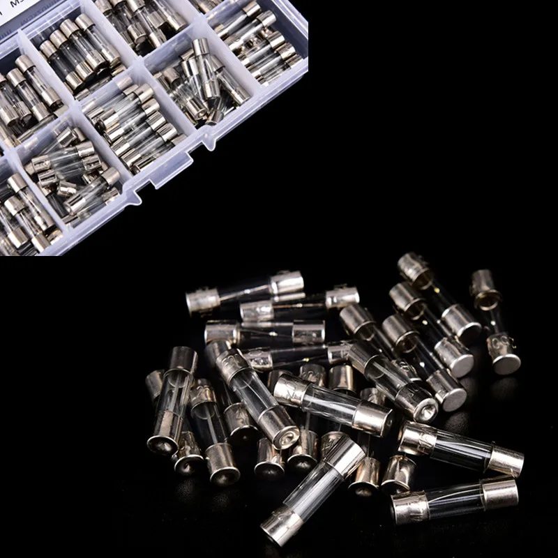 100 шт./кор. 5*20 мм Стекло предохранитель не Assortable комплект 250V 2A быстрая съемка