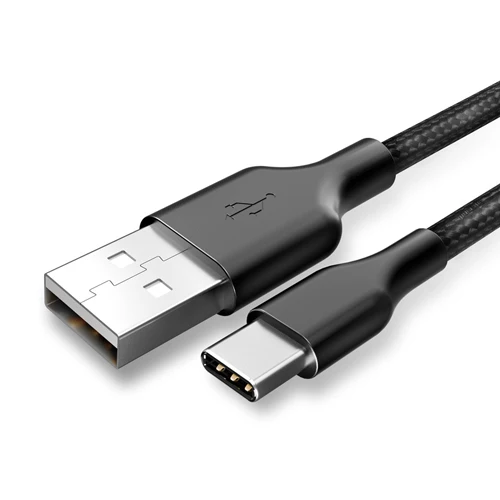 Usb type-C телефонный кабель для samsung S9 USB C кабель для Xiaomi Redmi Note 7 mi9 провод для быстрого заряда USB-C шнур для зарядки мобильного телефона - Цвет: Black