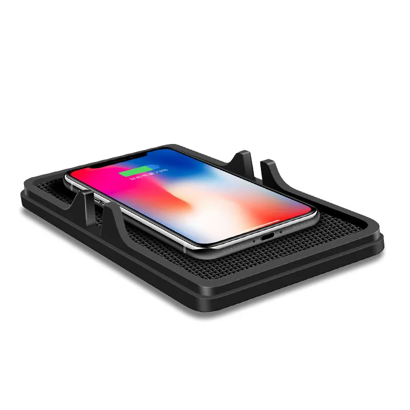 Turataqi Беспроводной автомобиля Зарядное устройство Pad для iPhone 8 10X7 6 S Plus samsung S6 S7 S8