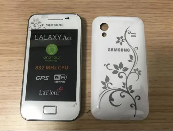 Разблокированный S5830i samsung Galaxy Ace S5830 смартфон 3g Wifi gps 5MP камера сотовый телефон - Цвет: Flower