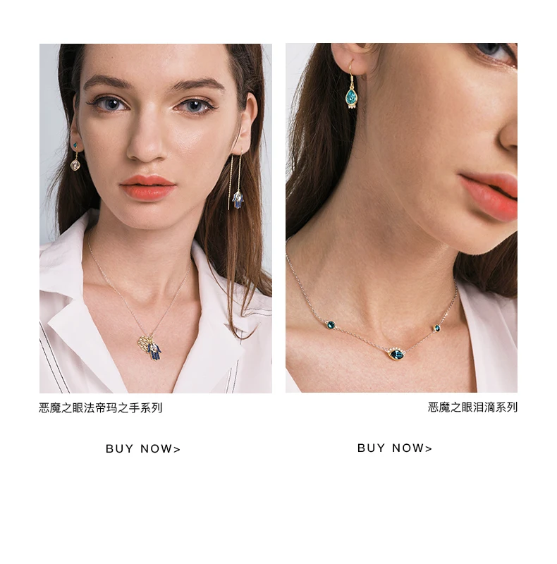 LEKANI элегантная чакра любовника оранжевые кристаллы от Swarovski цепочка ключицы 925 пробы Серебрянное ювелирное ожерелье рейки
