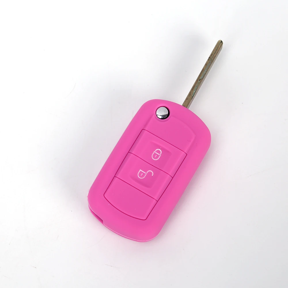 Чехол для ключей автомобиля силиконовый чехол с 2 кнопками Land Rover Range Sport LR3 Discovery