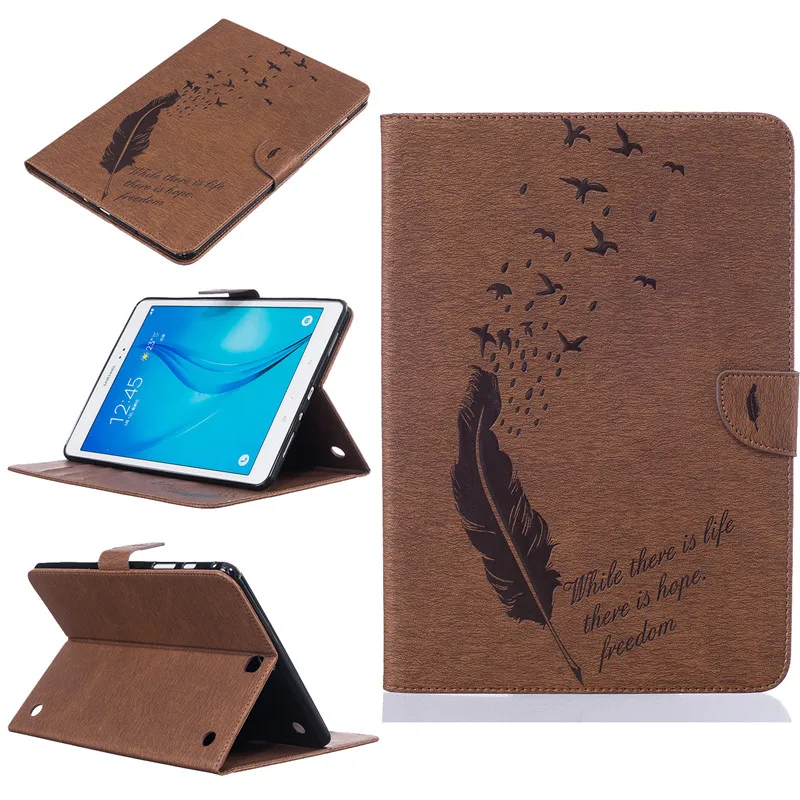 Business Painted tpu Leather Cover For Samsung Galaxy Tab A 9.7 Case T550 T555 Flip Wallet Tablet Stand SM-T550 SM-T555 | Компьютеры и
