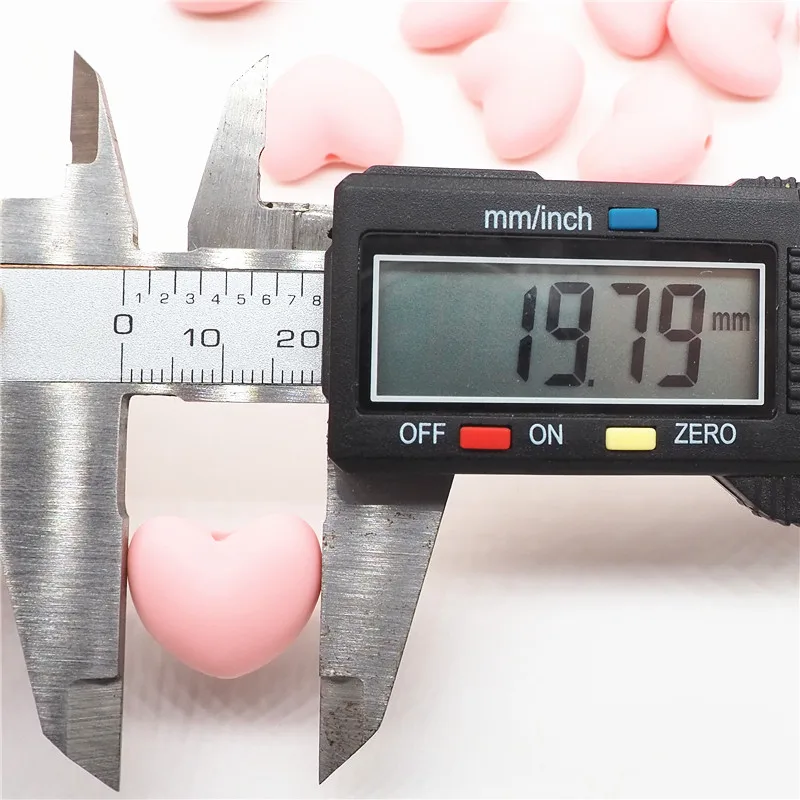 Chengkai 10 шт. BPA бесплатно Силиконовое сердце Прорезыватель бусы Еда Класс DIY силиконовые соску прорезывания зубов очарование Jewelry игрушек