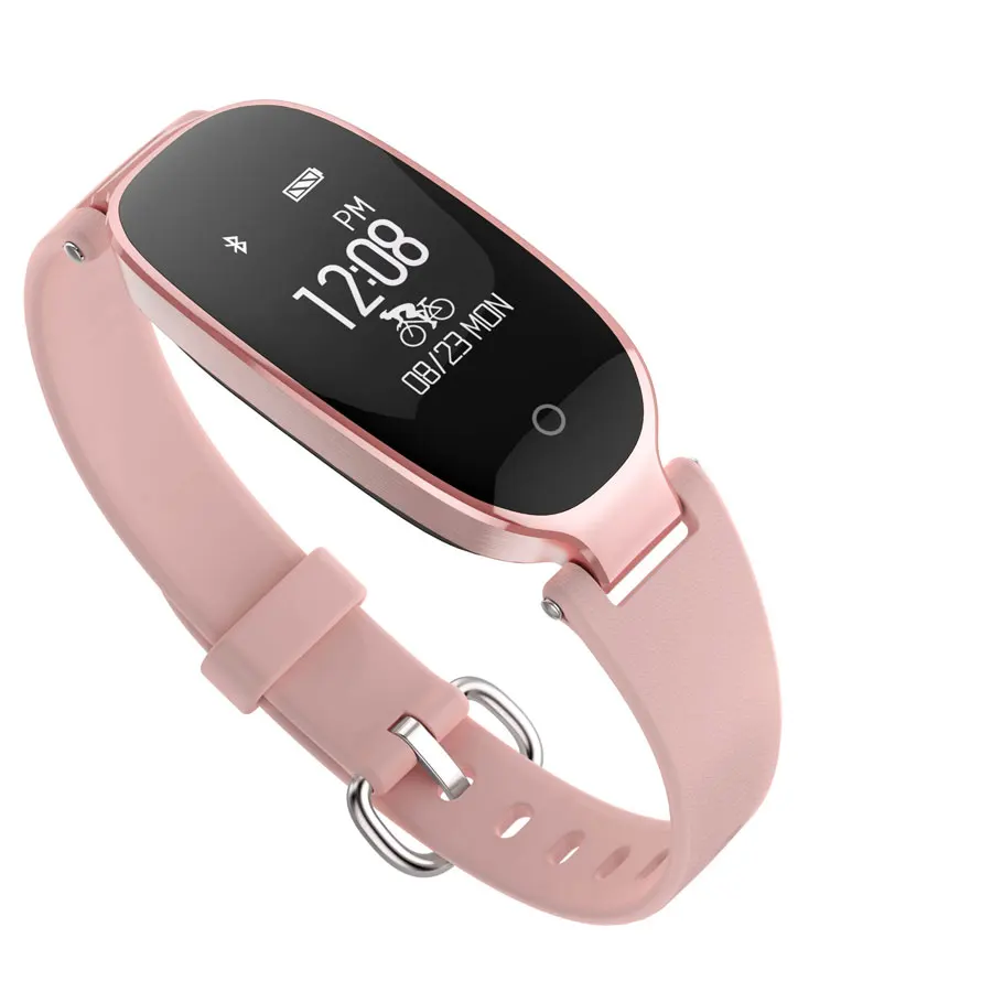 10 шт женский браслет S3 smart band динамический сердечный ритм браслет здоровья IP67 водонепроницаемый шагомер, DHL