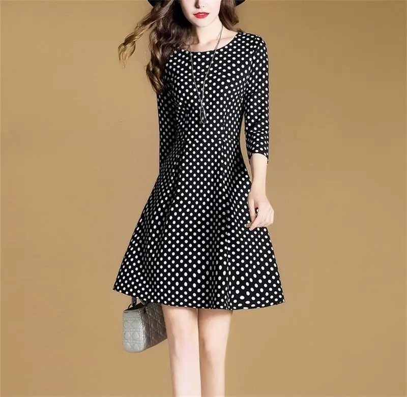 Летнее платье 2017 элегантные Для женщин мода Европейский Дизайн волны o образным