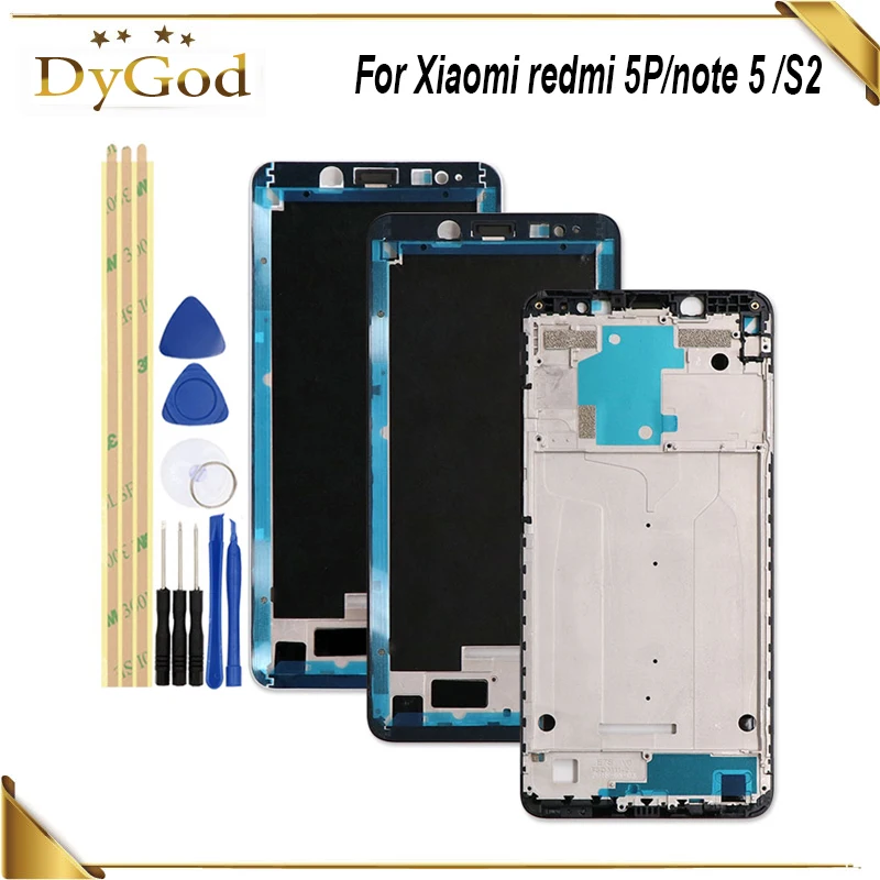 DyGod 1 шт. передняя рамка Корпус для Xiaomi redmi 5P note 5 S2 с боковыми кнопками держатель
