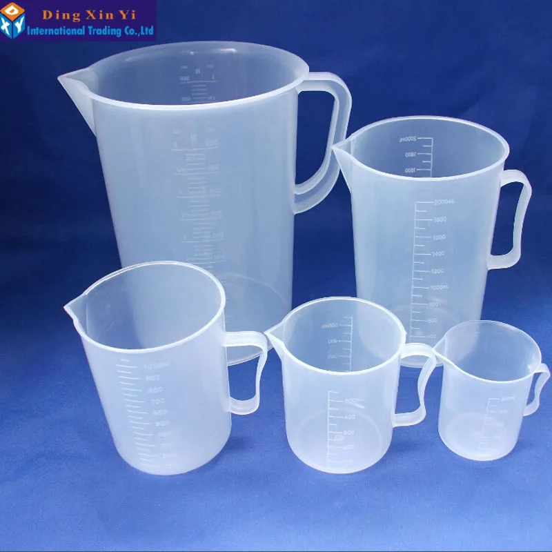Пластиковый стакан со шкалой пластиковый мерный с ручкой 2 шт./лот 250 мл|beaker glass|cup